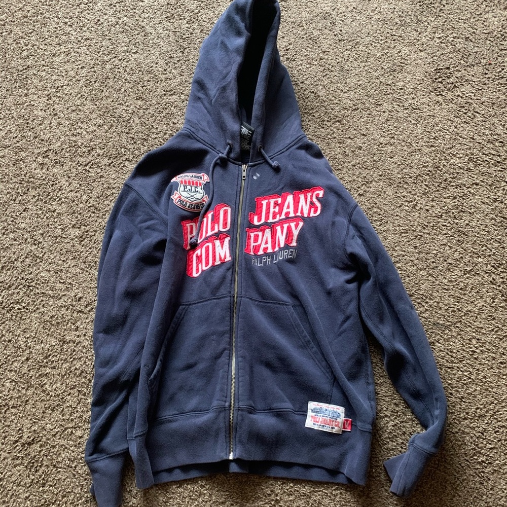 Vintage polo jeans hoodie
